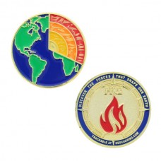 Four elements Micro Geocoin Fire 