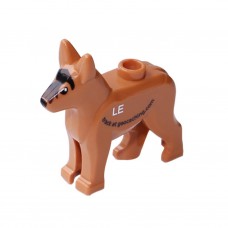 Custom Trackable GeoDog "Lego" Brick- German Shepard